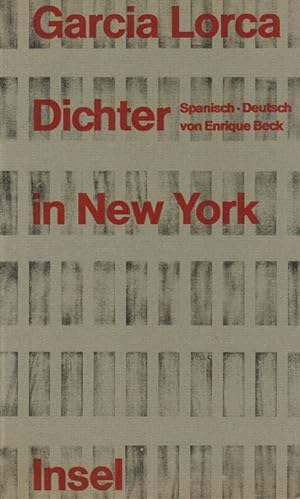 Bild des Verkufers fr Dichter in New York=Poeta en Nueva York. Spanisch-Deutsch von Enrique Beck. zum Verkauf von La Librera, Iberoamerikan. Buchhandlung