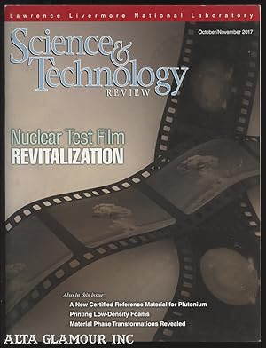 SCIENCE & TECHNOLOGY REVIEW; Lawrence Livermore National Laboratory October/November 2017