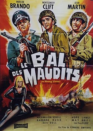 "LE BAL DES MAUDITS (THE YOUNG LIONS)" Réalisé par Edward DMYTRICK en 1958 avec Marlon BRANDO, Mo...