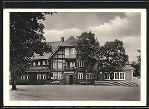 Ansichtskarte Hanstedt / Hbg., Gasthaus Zum Dorfkrug