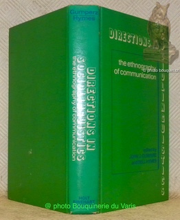 Bild des Verkufers fr Directions in Sociolinguistics. The Ethnography of Communication. zum Verkauf von Bouquinerie du Varis