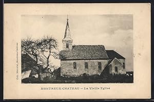 Carte postale Montreaux-Chateau, La Vieille Eglise