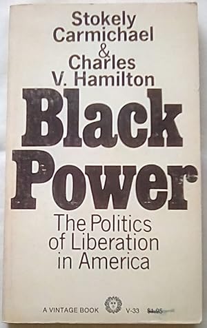 Imagen del vendedor de Black Power: The Politics of Liberation in America a la venta por P Peterson Bookseller