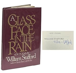 Imagen del vendedor de A Glass Face in the Rain; New Poems a la venta por Carpetbagger Books
