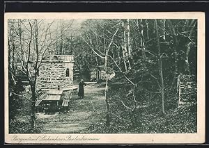 Ansichtskarte Lockenhaus, Paulusbrunnen mit Bänken