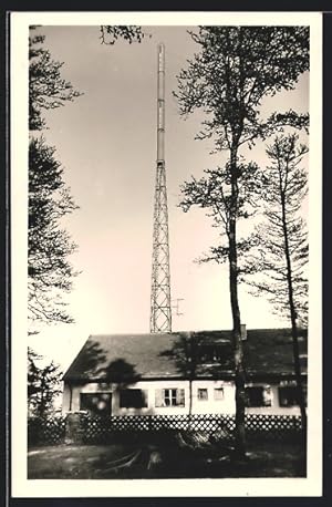 Ansichtskarte Schöfweg / Brotjacklriegel, UKW-Sender, Antenne, Sendergebäude