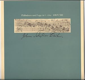 Seller image for Prludium und Fuge in G-Dur BWV 541. Faksimile nach dem Autograph der Staatsbibliothek Preuischer Kulturbesitz zu Berlin. for sale by Antiquariat Bcherstapel