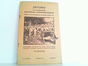 Zeitung des Vereins für deutsche Schäferhunde. Hier Nummer 15 den 1. August 1935 (34. Jahrgang).