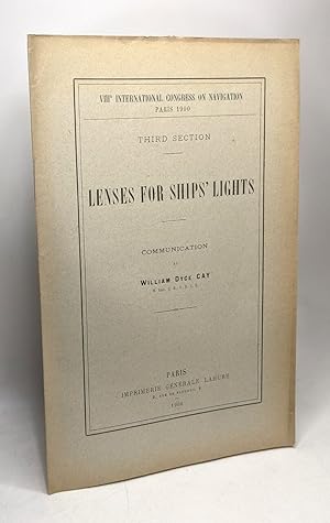 Lenses for ships' lights / VIIIe international congress on navigation Paris 1900