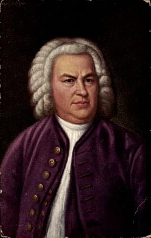 Künstler Komponist Johann Sebastian Bach, Portrait