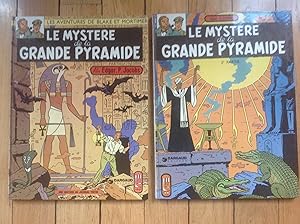 Le MYSTERE de la GRANDE PYRAMIDE . en deux albums . Les Aventures de BLAKE et MORTIMER .