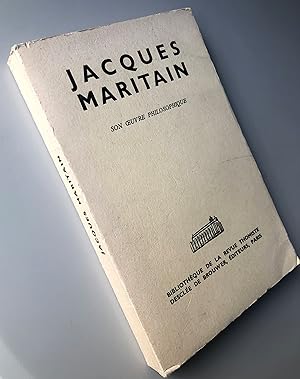 Jacques Maritain son oeuvre philosophique
