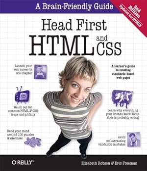 Bild des Verkufers fr Head First HTML and CSS: A Learner's Guide to Creating Standards-Based Web Pages zum Verkauf von AHA-BUCH
