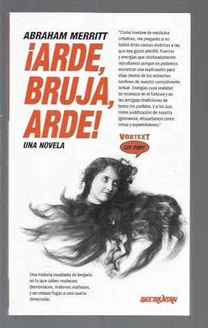 Seller image for ARDE, BRUJA, ARDE! for sale by Desvn del Libro / Desvan del Libro, SL
