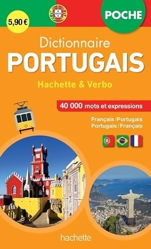 Dictionnaire poche hachette verbo - bilingue portugais - Collectif