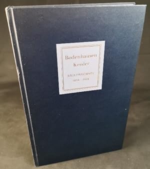 Seller image for Eberhard von Bodenhausen - Harry Graf Kessler. Ein Briefwechsel 1894 - 1918. Marbacher Schriften, 16. for sale by ANTIQUARIAT Franke BRUDDENBOOKS