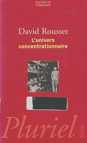 Seller image for L'univers concentrationnaire - David Rousset for sale by Book Hmisphres