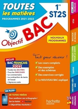 Objectif Bac - 1re ST2S Toutes les mati?res BAC 2022 - Catherine Duffau