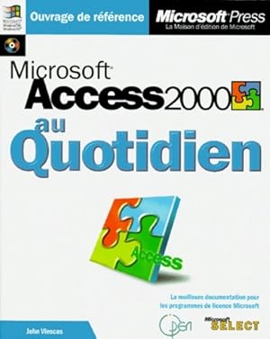 Immagine del venditore per Microsoft Access 2000 au quotidien - John Viescas venduto da Book Hmisphres