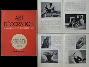 ART ET DECORATION 1934 PRIMAVERA, DUCHARTRE, L'ARTISANAT ET L'ART DECORATIF