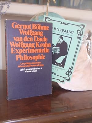 Imagen del vendedor de Experimentelle Philosophie. Ursprnge autonomer Wissenschaftsentwicklung. a la venta por Antiquariat Klabund Wien