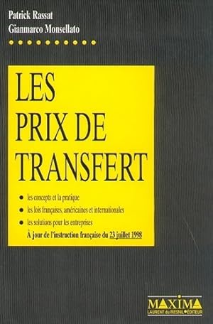 Les Prix de transfert - P. Rassat