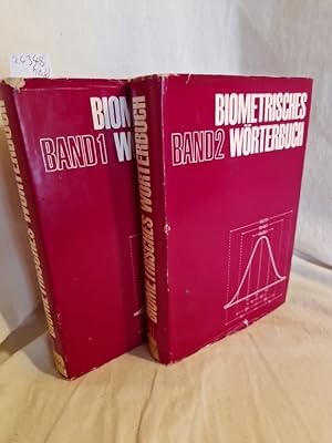 Image du vendeur pour Biometrisches Wrterbuch in 2 Bnden, Band 1 und 2 -komplett! mis en vente par Versandantiquariat Waffel-Schrder