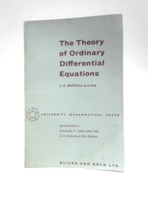 Imagen del vendedor de Theory of Ordinary Differential Equations (University Mathematical Texts) a la venta por World of Rare Books