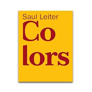 Imagen del vendedor de Colors - Saul Leiter a la venta por Dartbooks