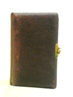 Victorian Photo Album Leatherbound with Metal Clasp Pocket Size