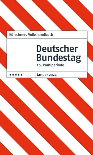 Bild des Verkufers fr Krschners Volkshandbuch Deutscher Bundestag : 20. Wahlperiode zum Verkauf von Smartbuy