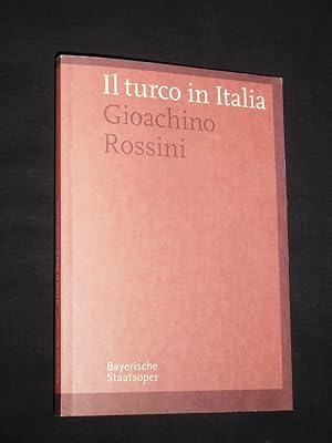 Bild des Verkufers fr Programmbuch Bayerische Staatsoper 2006/07. IL TURCO IN ITALIA von Romaini, Rossini (Musik). Musikal. Ltg.: Maurizio Barbacini, Insz.: Christoph Loy, Bhne/ Kostme: Herbert Murauer. Mit Simone Alaimo, Alexandina Pendatchanska, Carlos Chausson, David Alegret, Roberto De Candia, Valentina Kutzarova, Maximilian Schmitt, Damien Liger (mit Libretto) zum Verkauf von Fast alles Theater! Antiquariat fr die darstellenden Knste