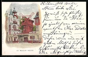 Ansichtskarte Paris, Le Moulin Rouge