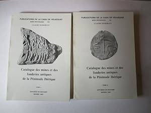 Image du vendeur pour Catalogue des mines et des fonderies antiquesde la peninsule iberique mis en vente par GREENSLEEVES BOOKS