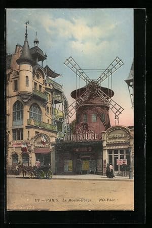 Ansichtskarte Paris, Le Moulin Rouge