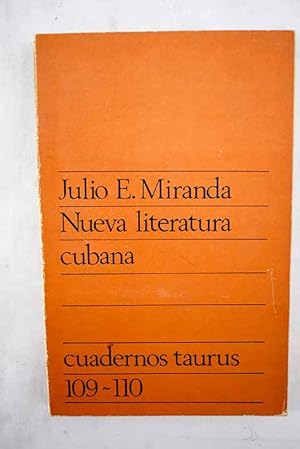 Imagen del vendedor de Nueva Literatura cubana a la venta por Alcan Libros