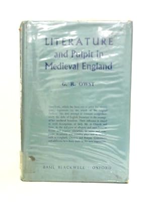 Bild des Verkufers fr Literature and Pulpit in Medieval England zum Verkauf von World of Rare Books