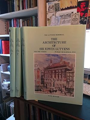 The Architecture of Sir Edwin Lutyens, Volume One: Country Houses, Two: Gardens, Delhi, Washingto...