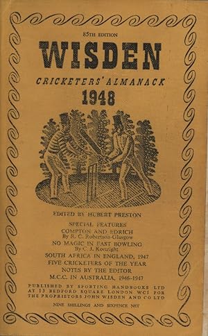 Bild des Verkufers fr WISDEN CRICKETERS' ALMANACK 1948 zum Verkauf von Sportspages