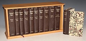 Bild des Verkufers fr The Diary of Samuel Pepys. 1660-1669 + Diary Companion + Index 11 volumes, complete set. PLUS with Publishers oak bookcase zum Verkauf von PROCTOR / THE ANTIQUE MAP & BOOKSHOP