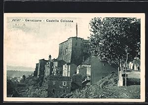 Cartolina Genazzano, Castello Colonna