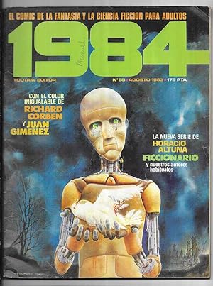 1984 Comic de la Fantasia y Ciencia Ficción para adultos.Nº 55 Agosto 83