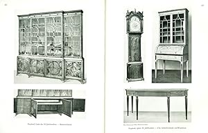 Das Möbelwerk. Die Möbelformen vom Altertum bis zur Mitte des neunzehnten Jahrhunderts.