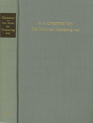 Seller image for Der Mann der Donnerstag war. Eine phantastische Geschichte. bertr. von Bernhard Sengfelder. for sale by ANTIQUARIAT MATTHIAS LOIDL