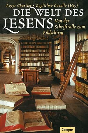 Imagen del vendedor de (Hg.), Die Welt des Lesens. Von der Schriftrolle zum Bildschirm. a la venta por ANTIQUARIAT MATTHIAS LOIDL