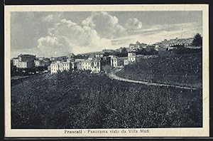 Cartolina Frascati, Panorama visto da Villa Muti