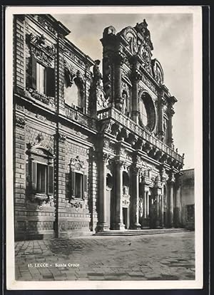 Cartolina Lecce, Santa Croce