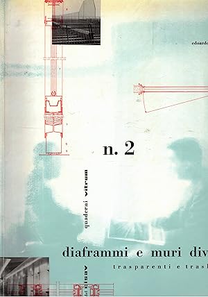 Image du vendeur pour Diaframmi e muri divisori: trasparenti e traslucidi. n 2 della coll. mis en vente par Libreria Gull
