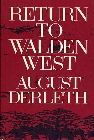 Seller image for RETURN TO WALDEN WEST . for sale by Currey, L.W. Inc. ABAA/ILAB