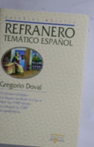 Seller image for Refranero temtico espaol for sale by Librera Alonso Quijano